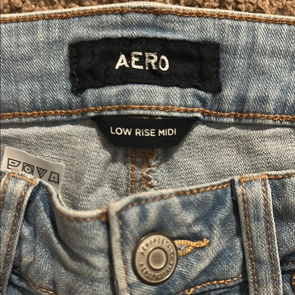 Aero Blue Distressed shorts S3 - Picture 3 of 5